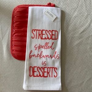 Dish Towel and Pot Holder Set